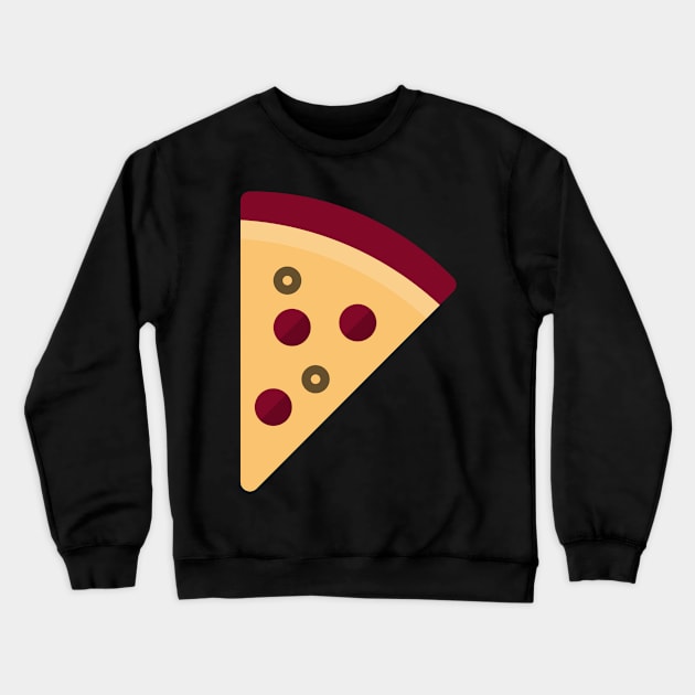 Pepperoni Pizza Yummy Slice Crewneck Sweatshirt by InkyArt